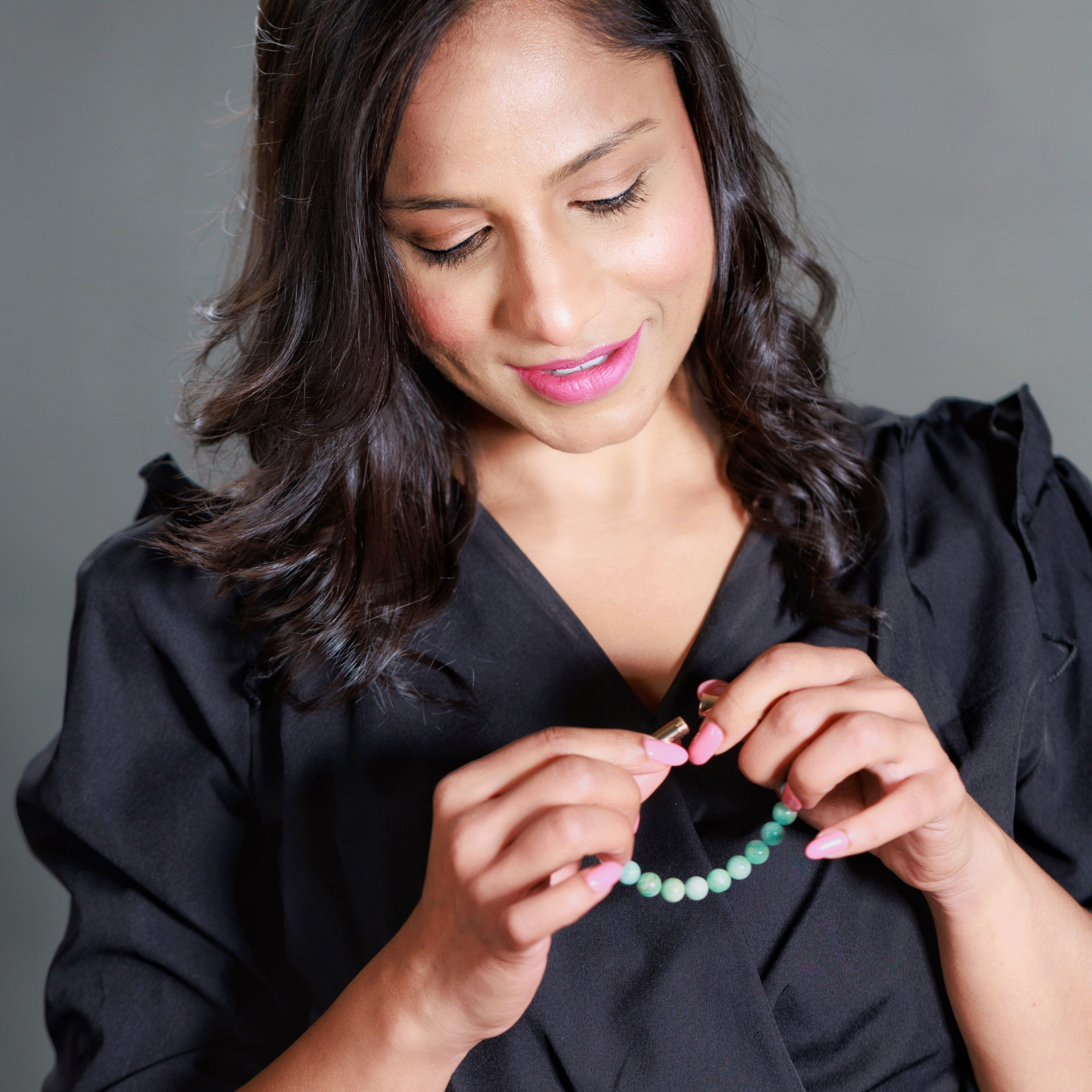 Confidence - Amazonite Write Your Intention Bracelet