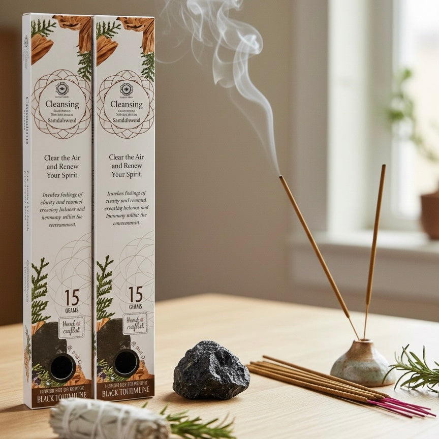 Sandalwood Cleansing Gemstone Incense