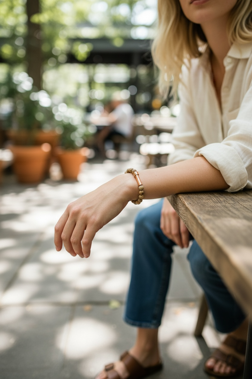 Picture Jasper Bracelet Write Your Intention