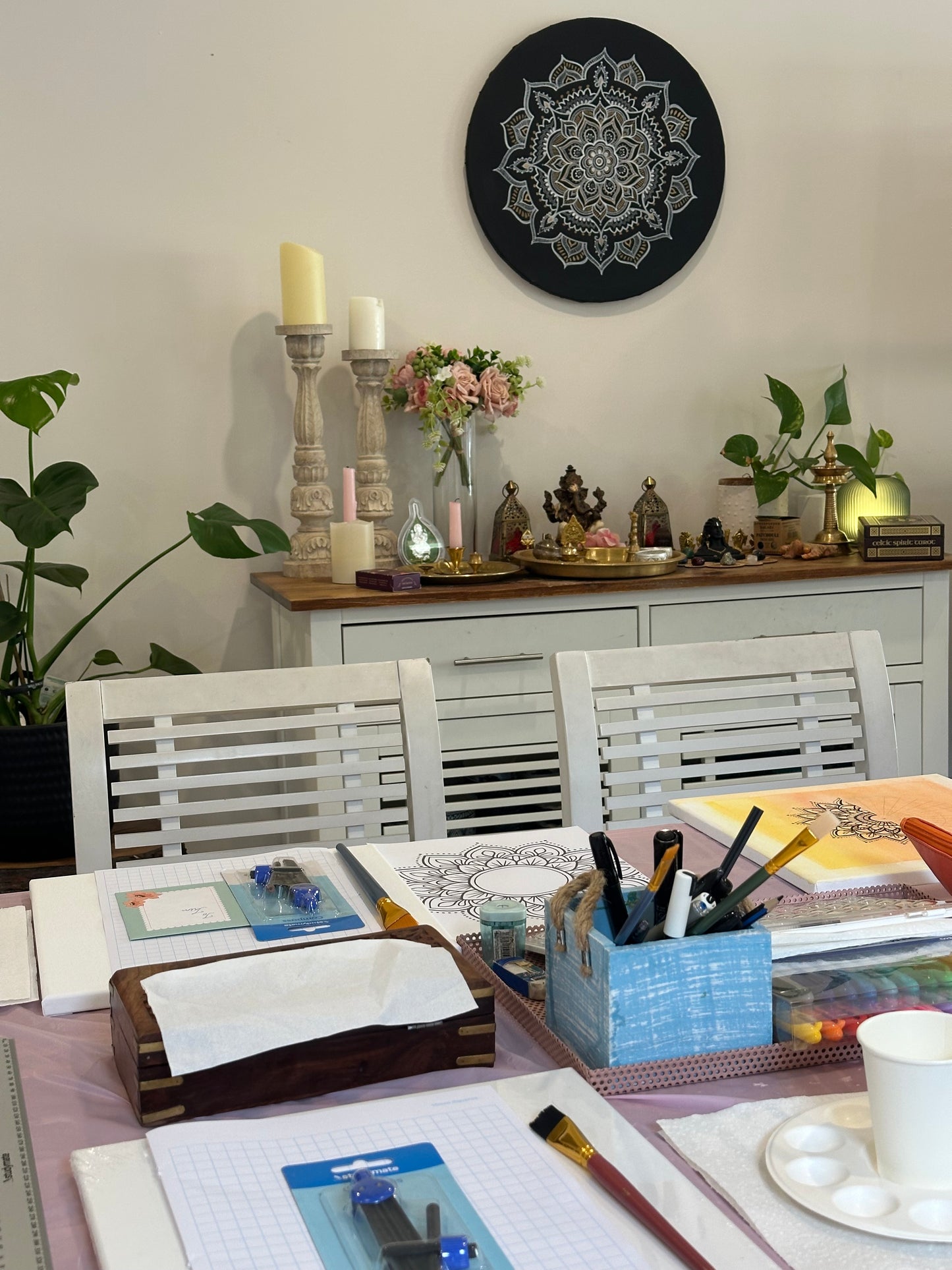 Morning: The Hidden Garden Mandala & Mindfulness Experience