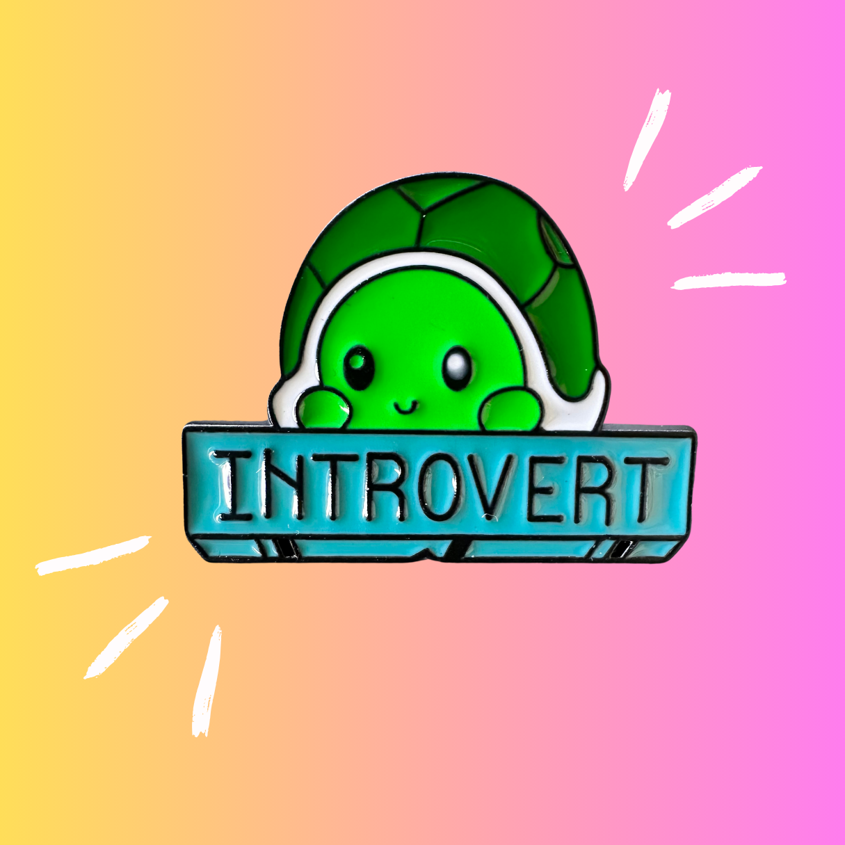 Introvert - Enamel Pin