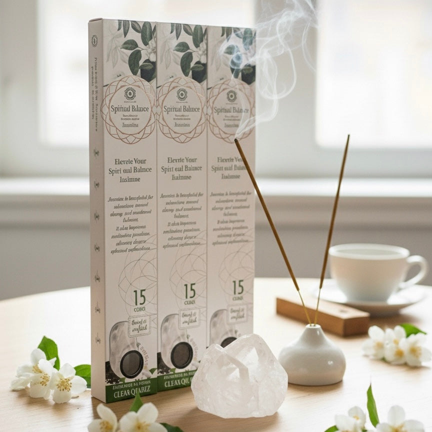 Jasmine Spiritual Balance Gemstone Incense