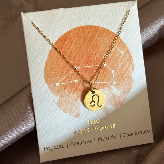 Star Sign Pendant - Leo