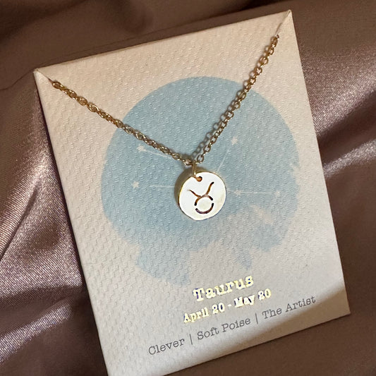 Star Sign Pendant - Taurus