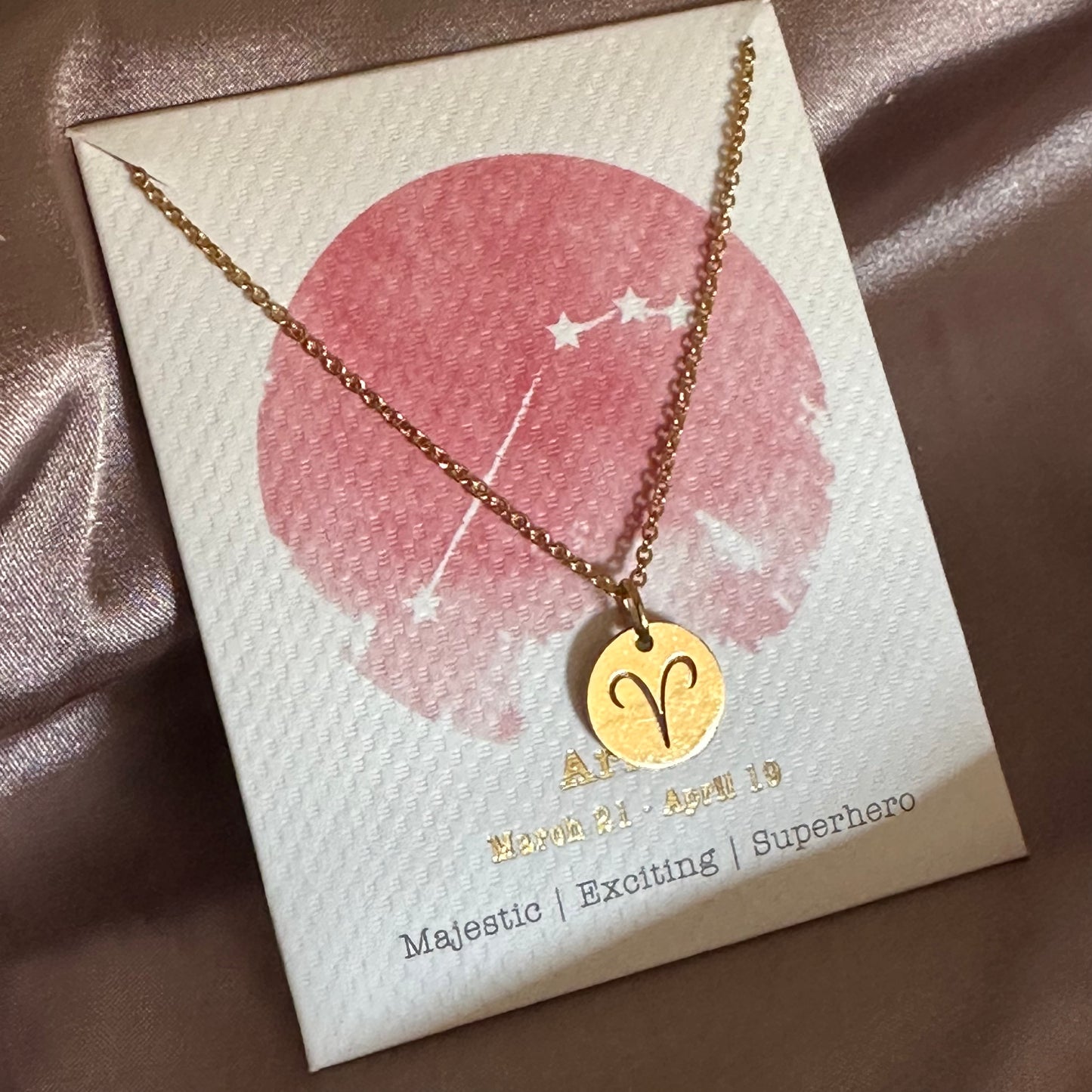 Star Sign Pendant - Aries