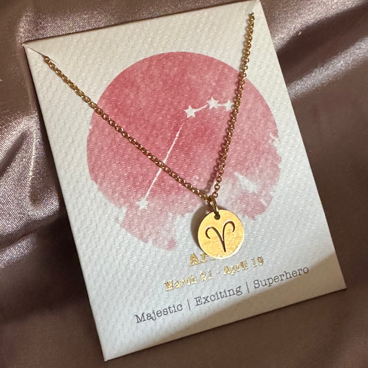 Star Sign Pendant - Aries