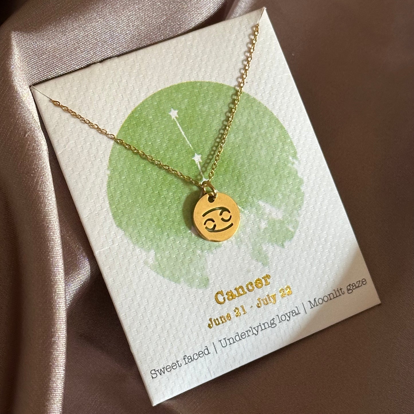 Star Sign Pendant - Cancer
