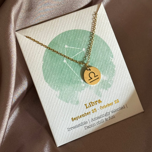 Star Sign Pendant - Libra