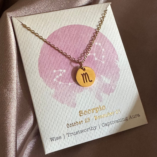 Star Sign Pendant - Scorpio