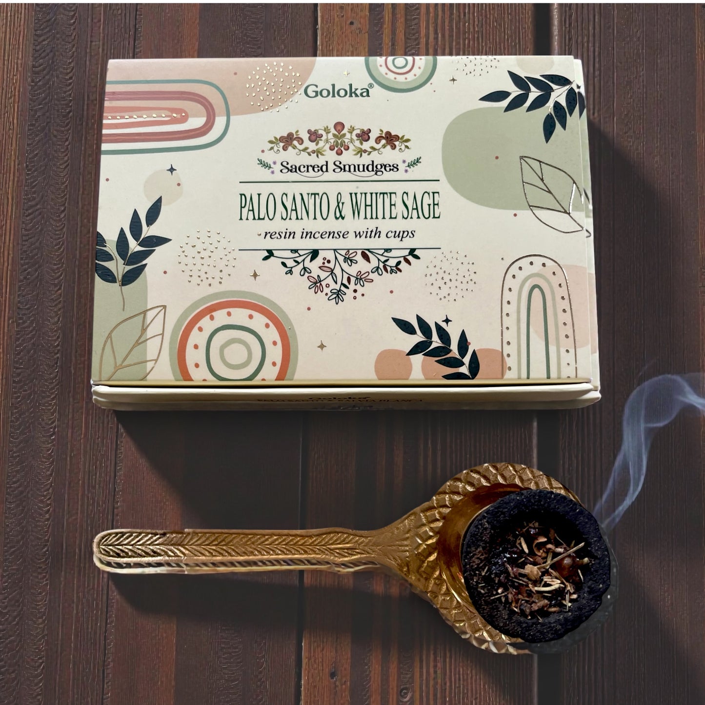 Palo Santo & White Sage Resin Incense Cups