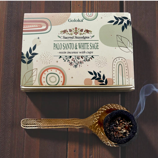 Palo Santo & White Sage Resin Incense Cups