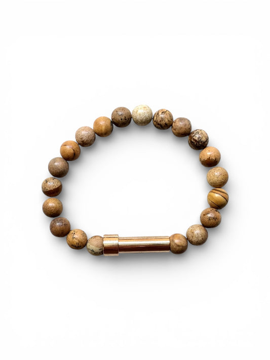 Picture Jasper Bracelet Write Your Intention